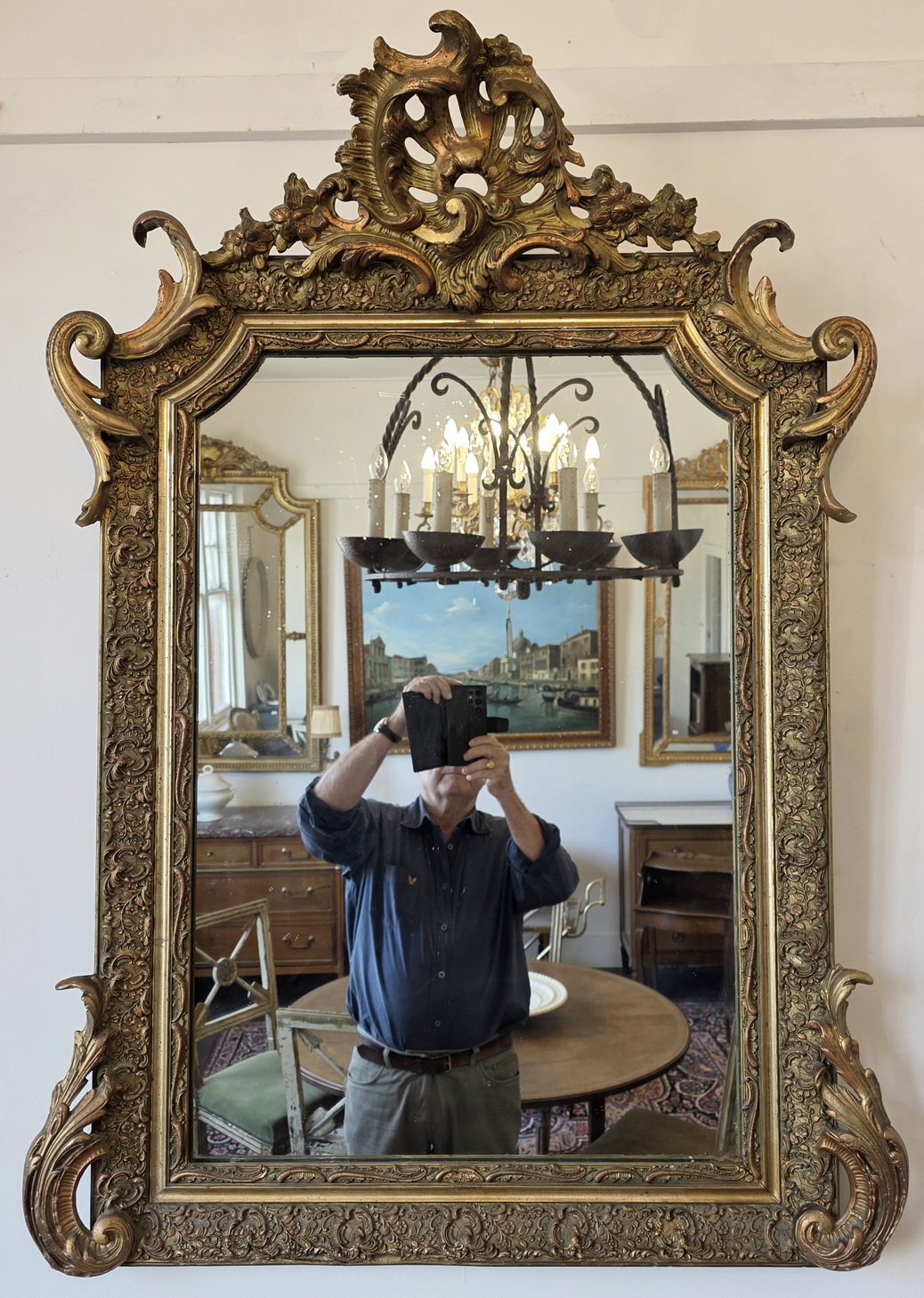 A Fine Napoleon III Mirror